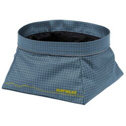 Ruffwear Great Basin Dog Bowl in Slate Blue